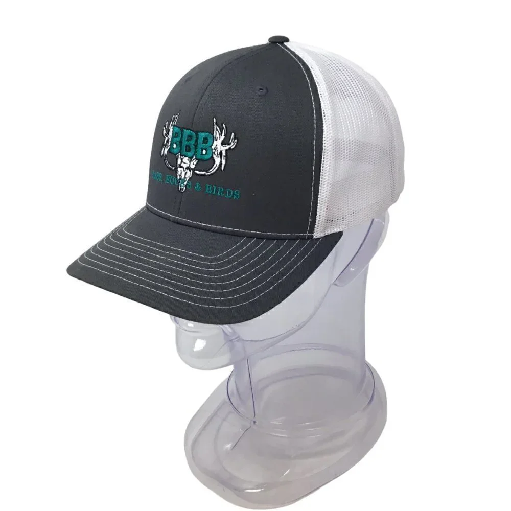 BBB Bass Bucks Birds Richardson Mens Hat Baseball Rack Mesh Snapback Embroidered
